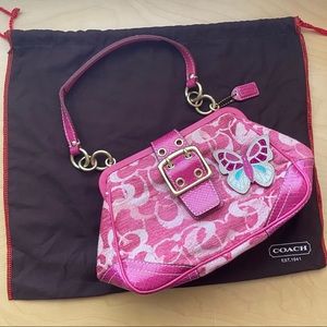 Coach Signature Python Handbag